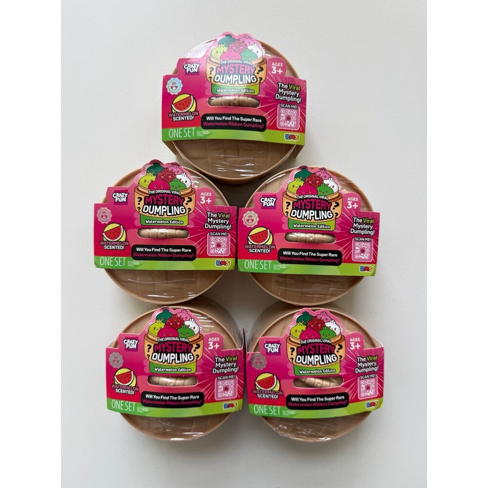 Lot of 5 RMS Mystery Dumpling Watermelon Edition Scented Sealed